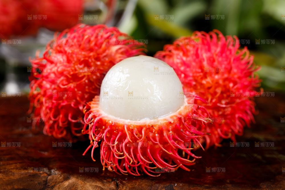 深底上的海南红毛丹