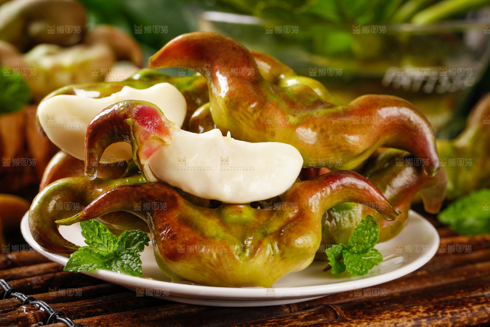 盘子里洪湖菱角