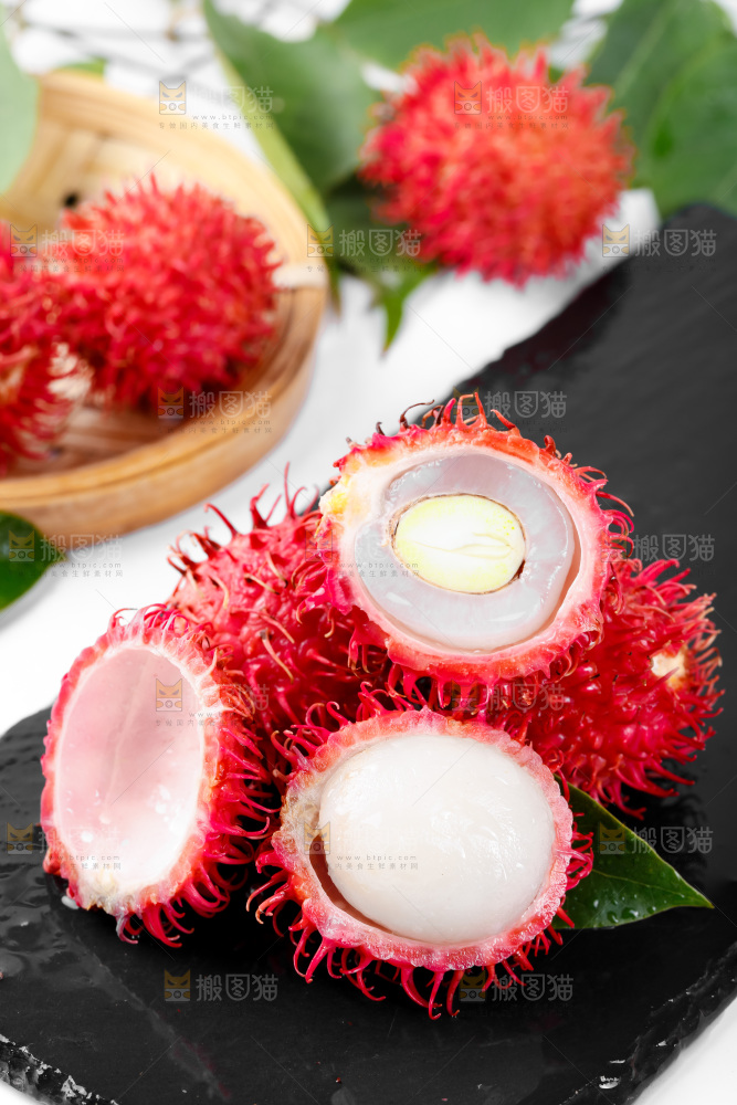 深底上的海南红毛丹