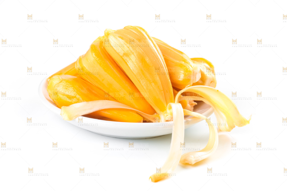 碟子里装着越南菠萝蜜