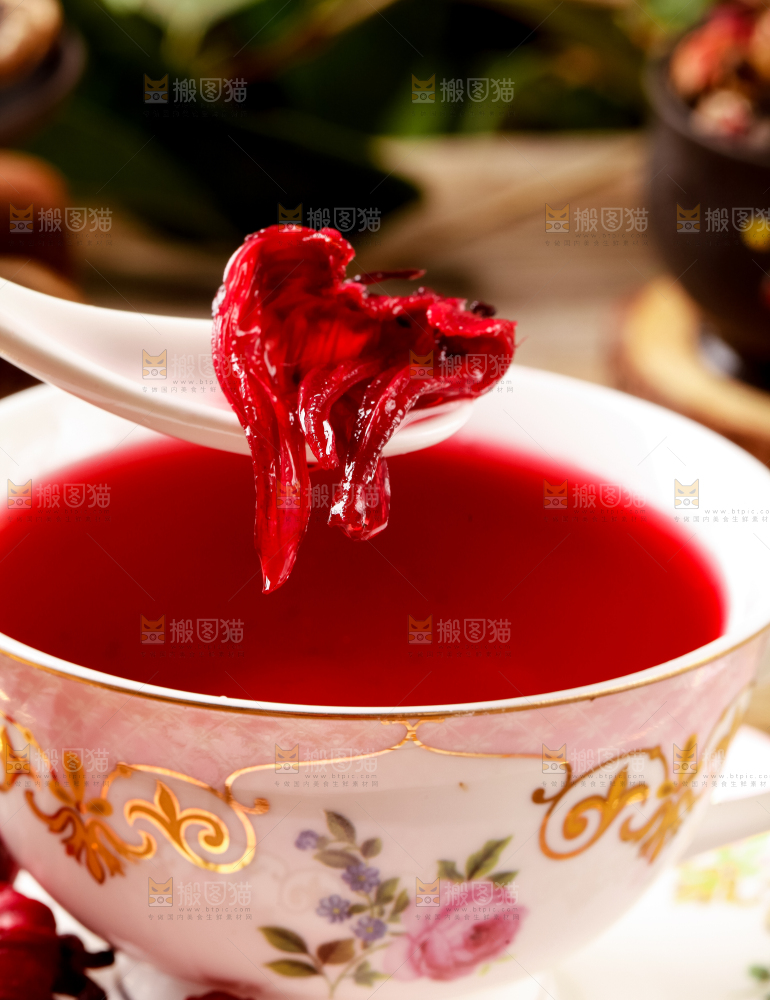 一杯洛神花茶