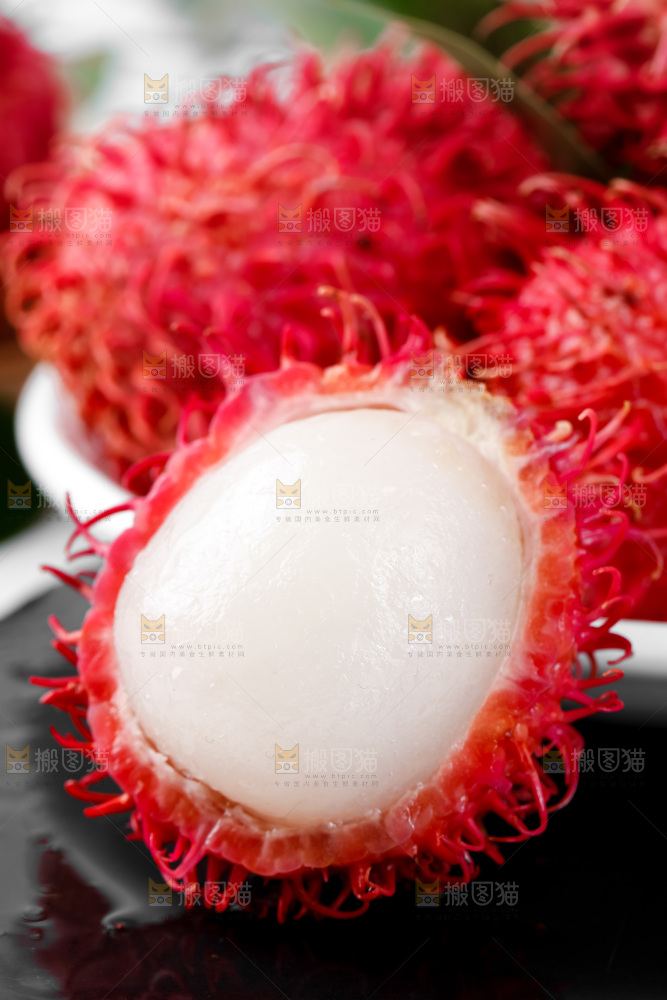 深底上的海南红毛丹