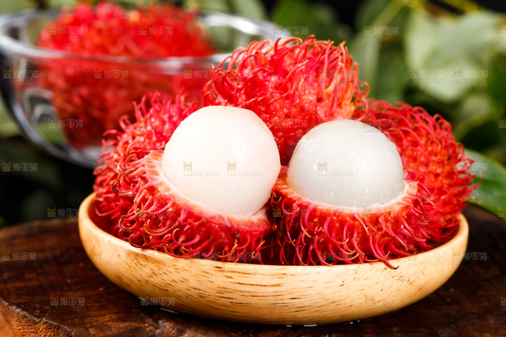 深底上的海南红毛丹