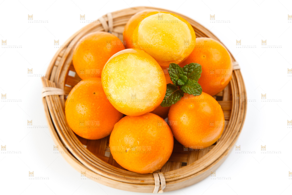 篮子里的滑皮金桔