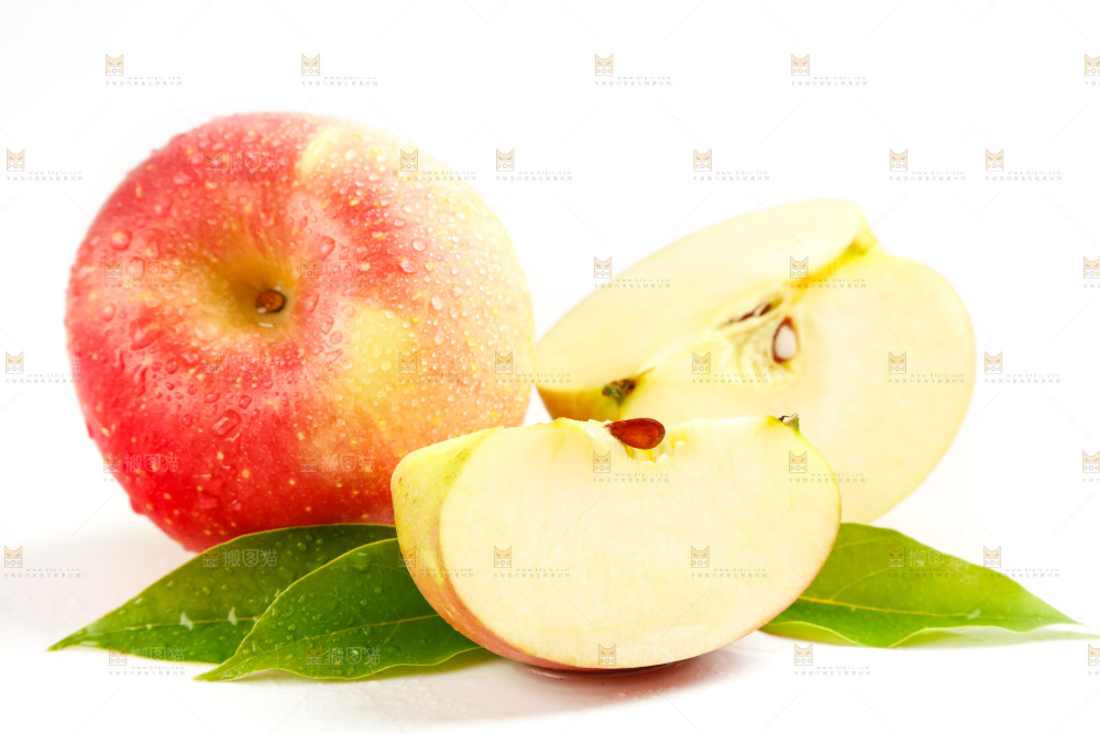 白底上的陕西红富士