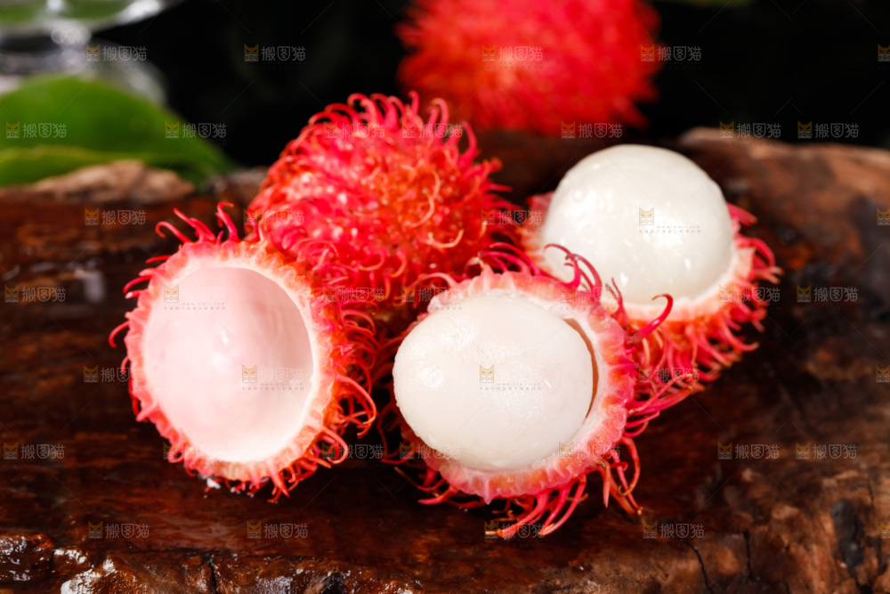 深底上的海南红毛丹