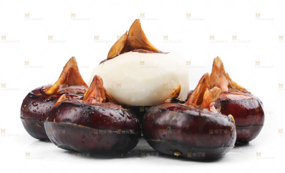 白底上放着广西马蹄