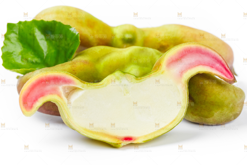 白底上放着洪湖菱角