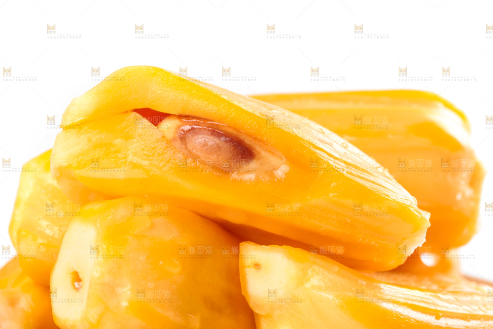 碟子里装着越南菠萝蜜
