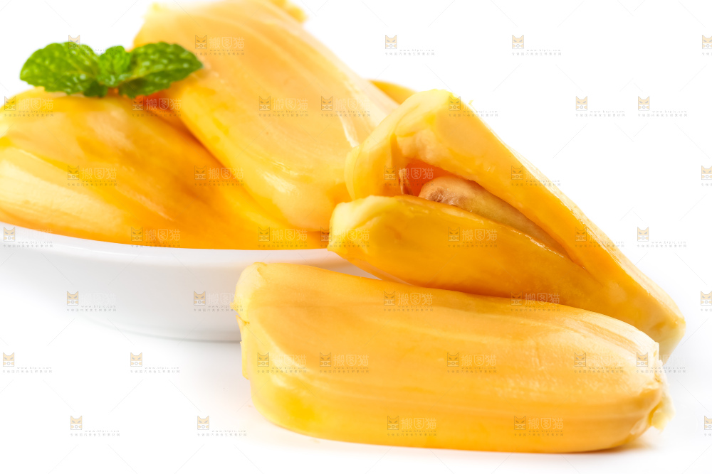碟子里装着越南菠萝蜜