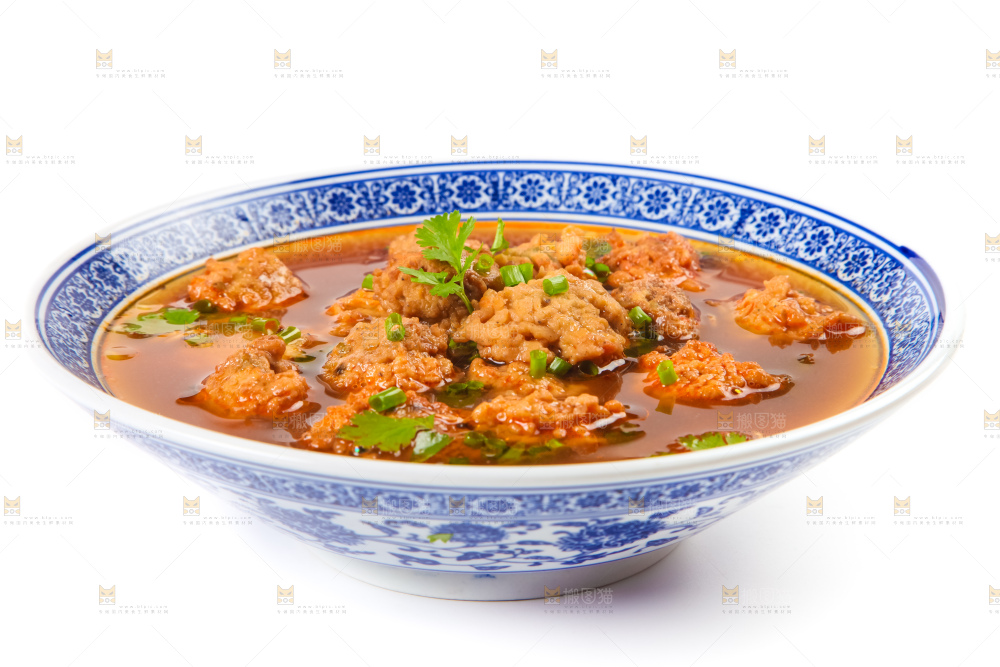 碗里的红烧豆圆子