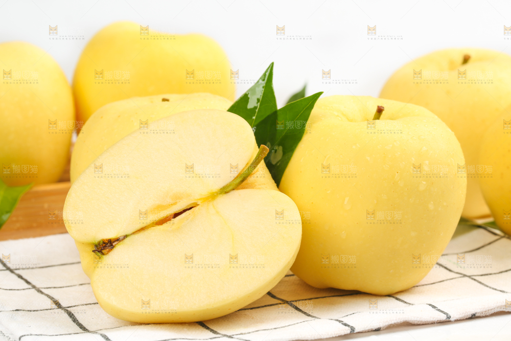 白格子底上的烟台黄金帅