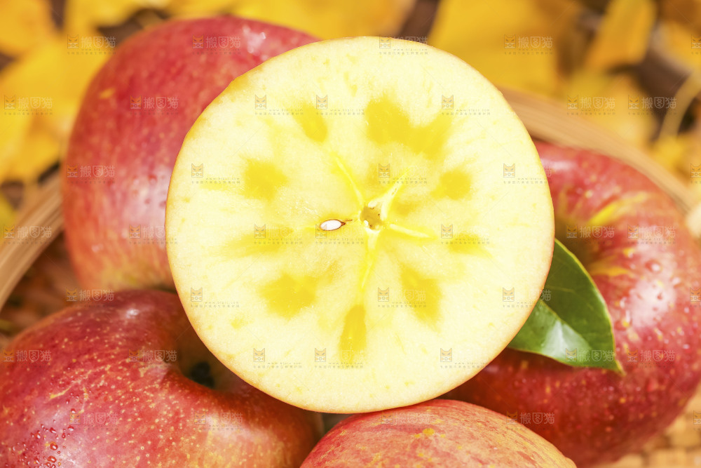 叶子上放着新疆丑苹果