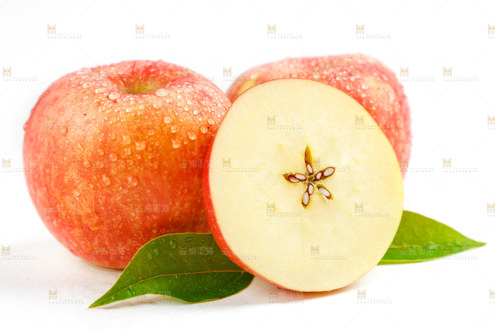 白底上的陕西红富士