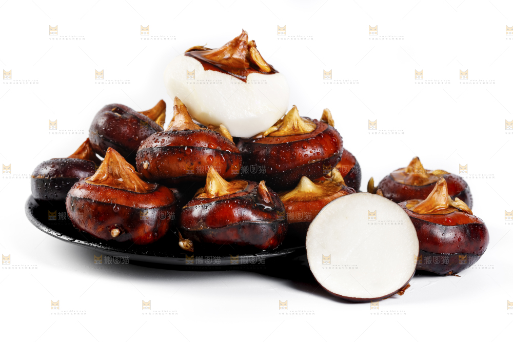 白底上放着广西马蹄