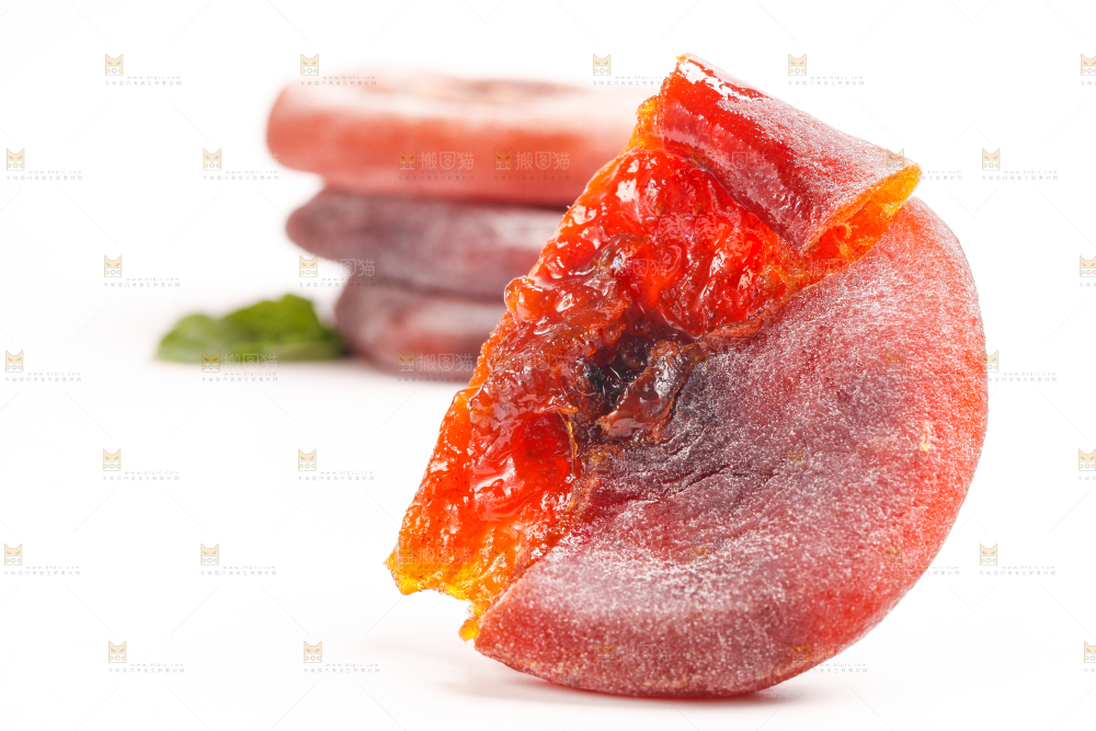 白底上的富平柿饼