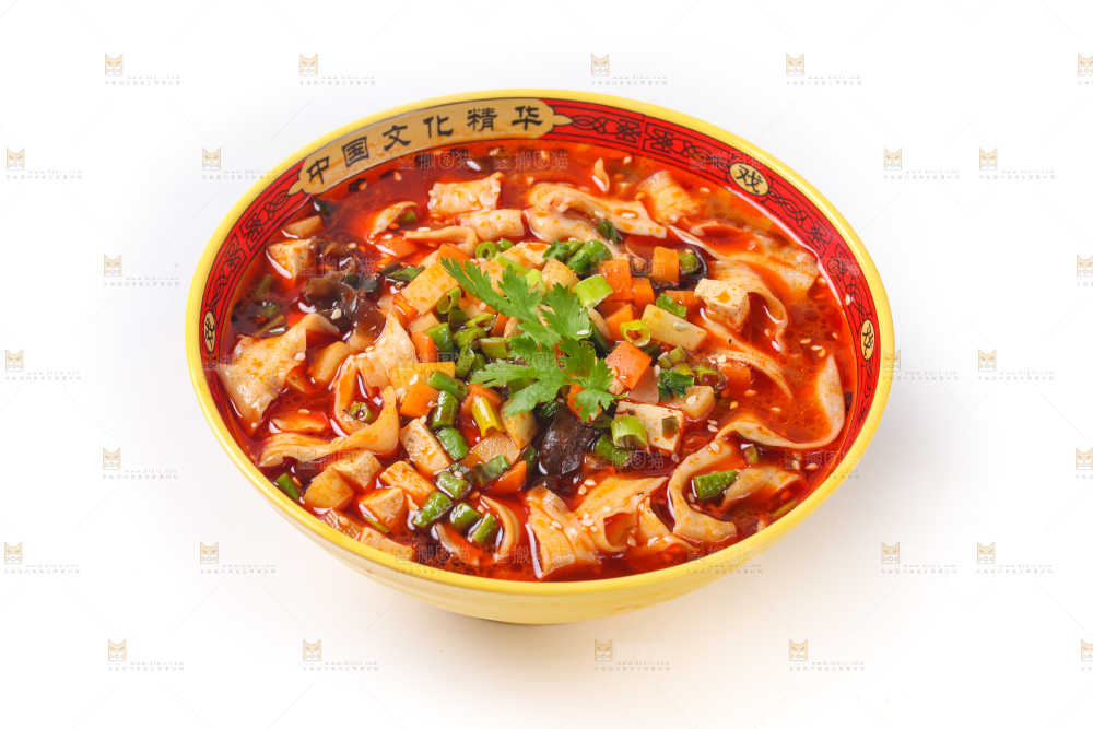 碗里装着臊子面