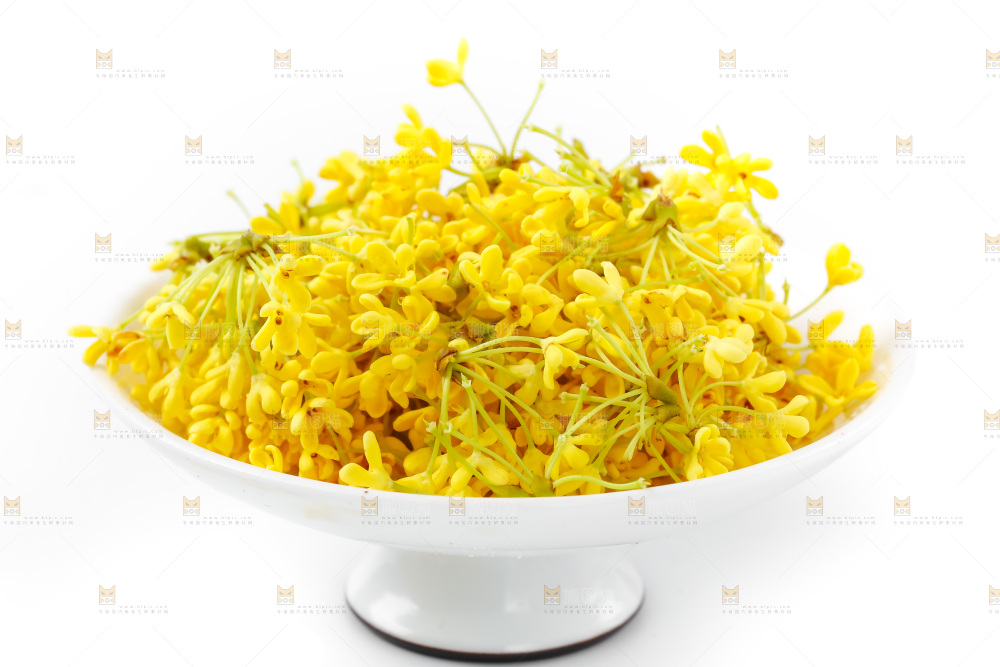 盘里的金桂花