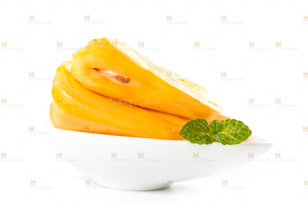 碟子里装着越南菠萝蜜