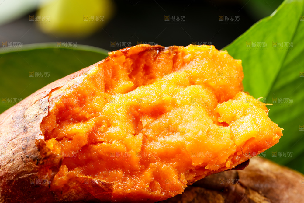 深底上的烤红薯