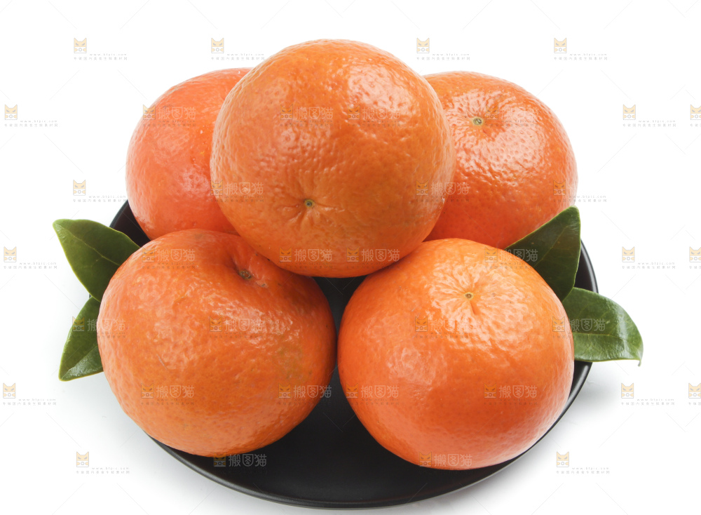 白底上的云南沃柑