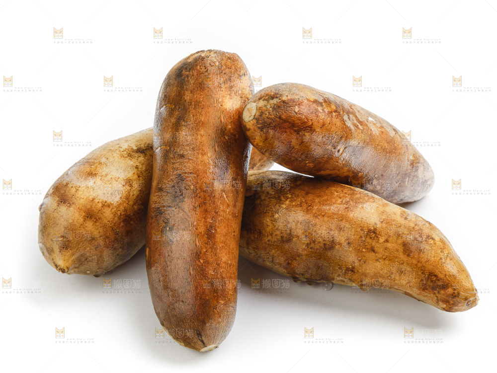 白底上放着雪莲果