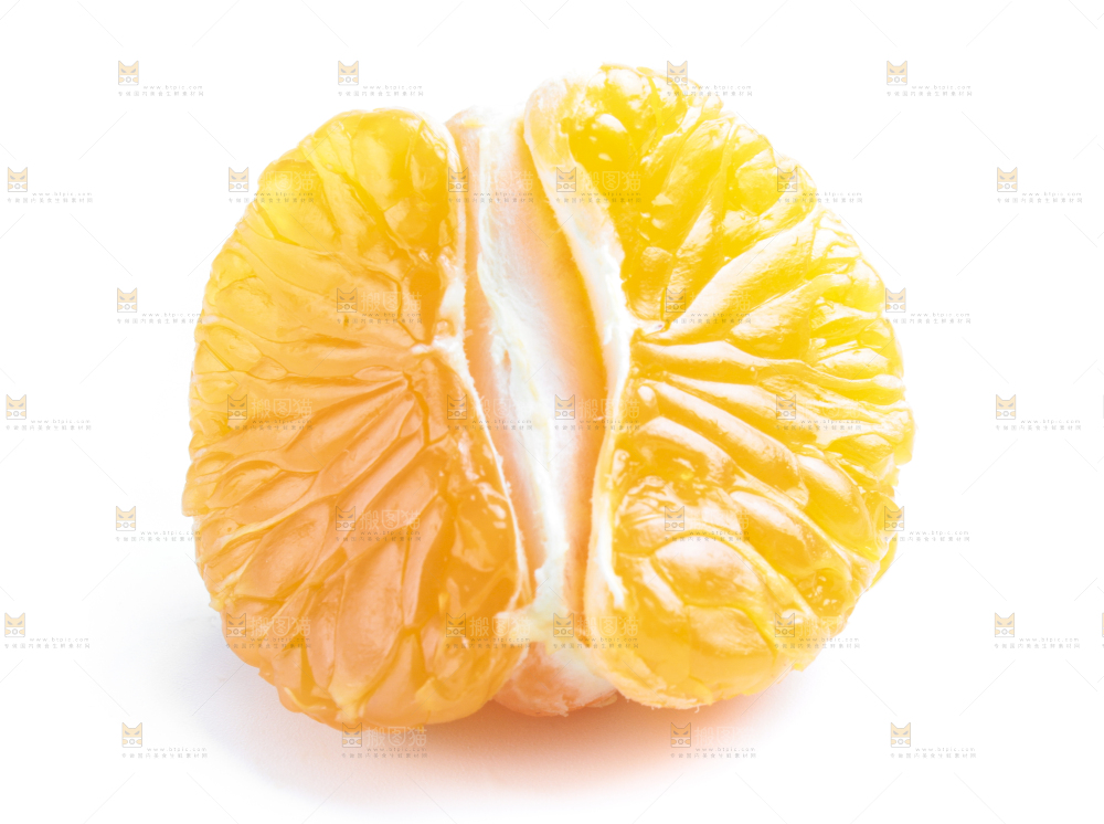白底上的椪柑