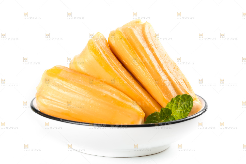 碟子里装着越南菠萝蜜