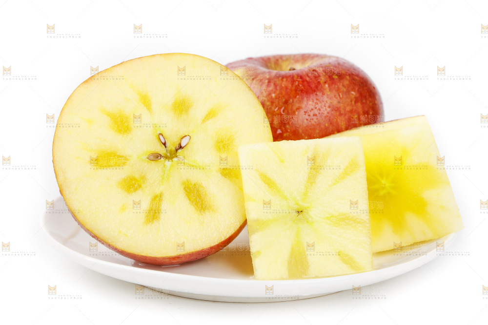 盘子里的糖心丑苹果
