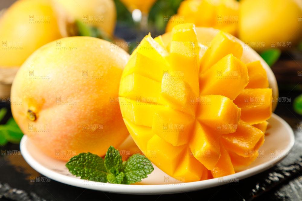 盘子里装着黄金澳芒