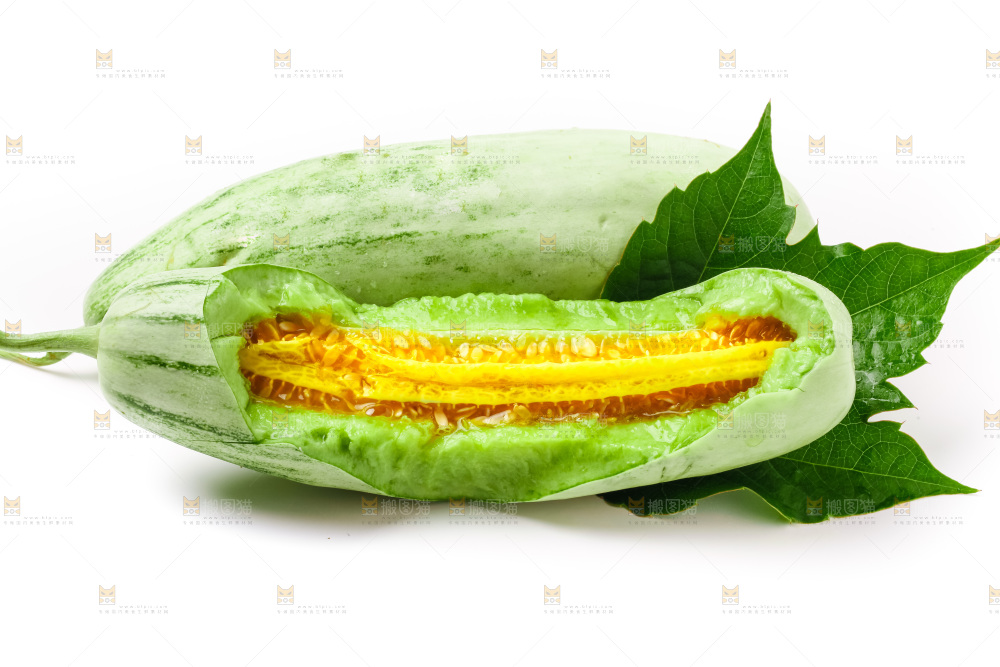 白底上摆放着羊角蜜