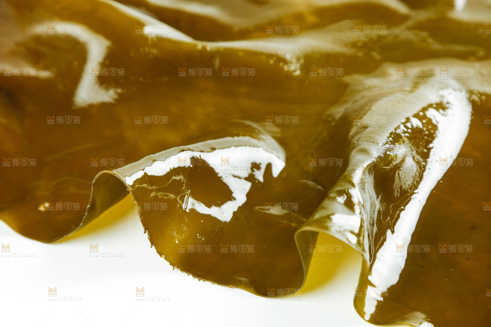 白底上放着海带
