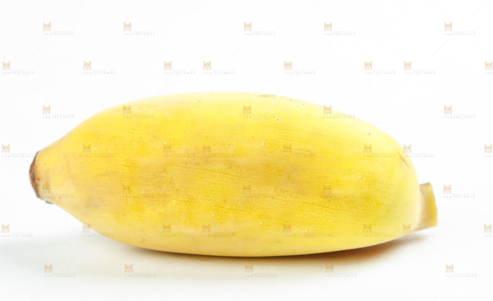 白底上的苹果蕉