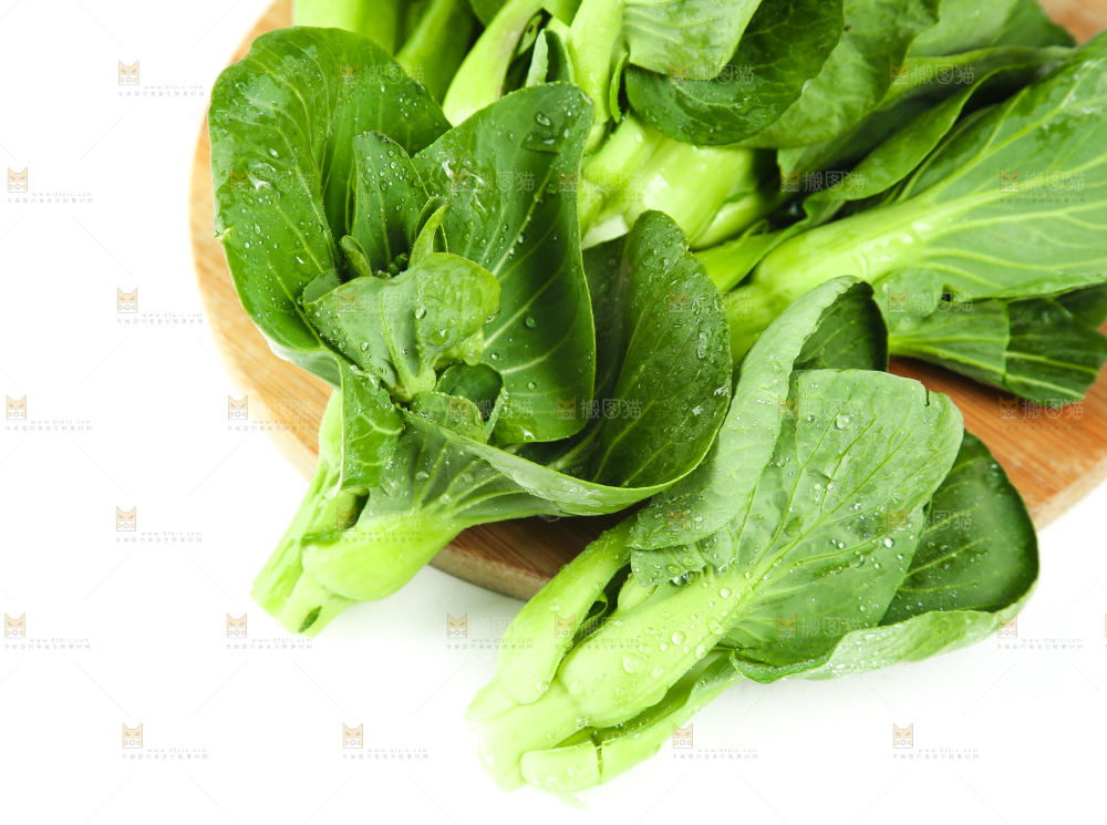 木板上的一堆菜小青菜
