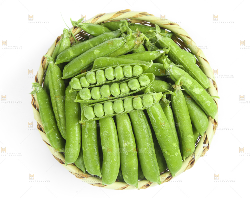 篮子里的青豌豆