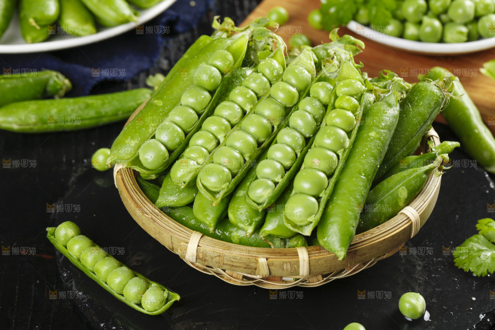 篮子里的青豌豆
