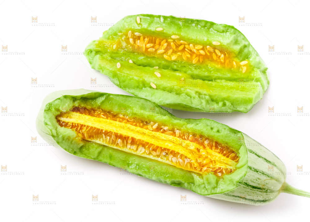 白底上摆放着羊角蜜