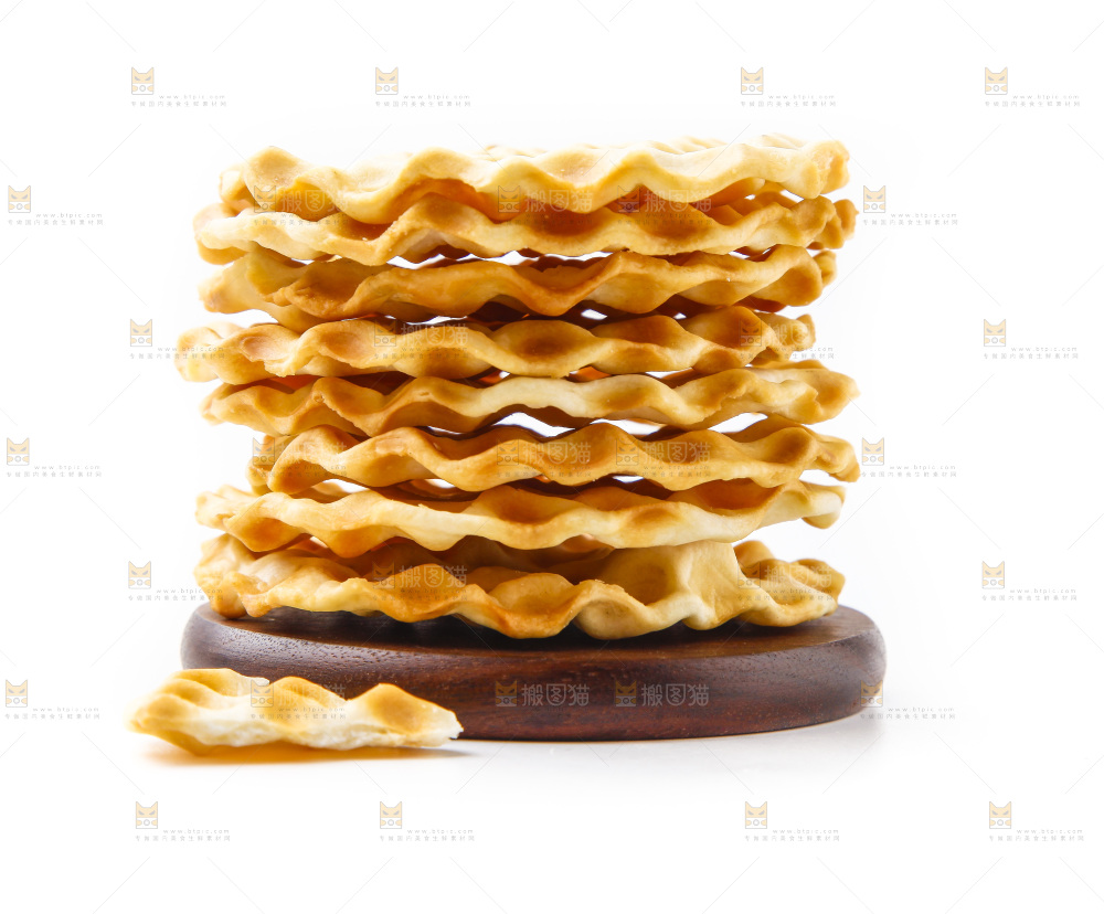 白底上的石头饼