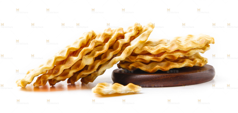 白底上的石头饼