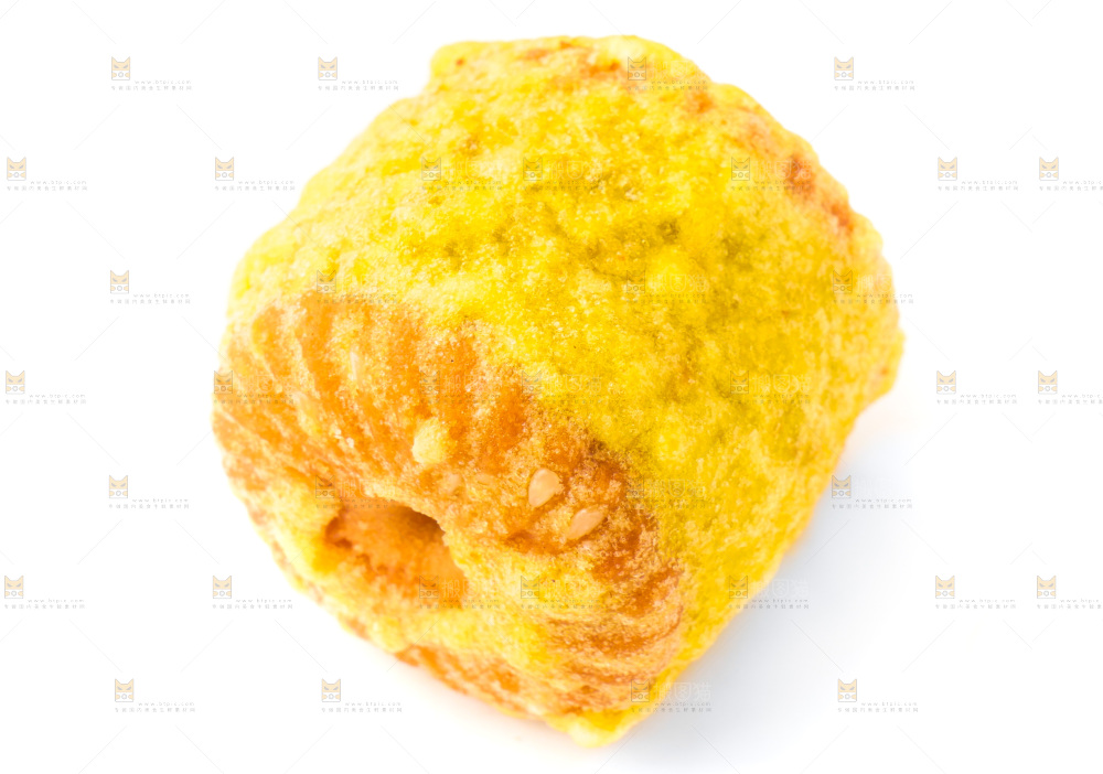 白底上的绿豆饼