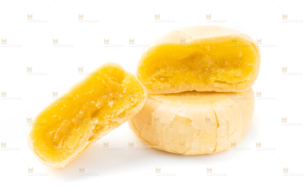 白底上的榴莲饼