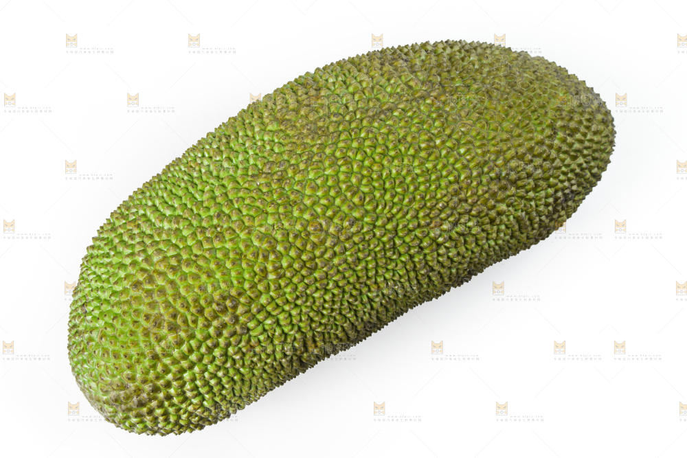 白底上放着海南菠萝蜜