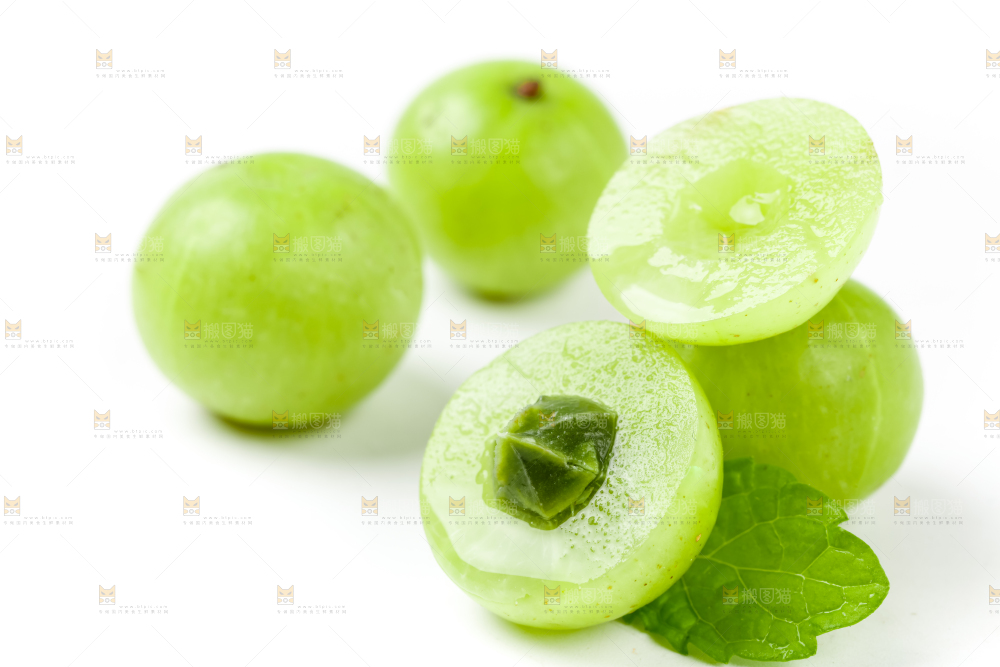 白底上的潮汕油甘果