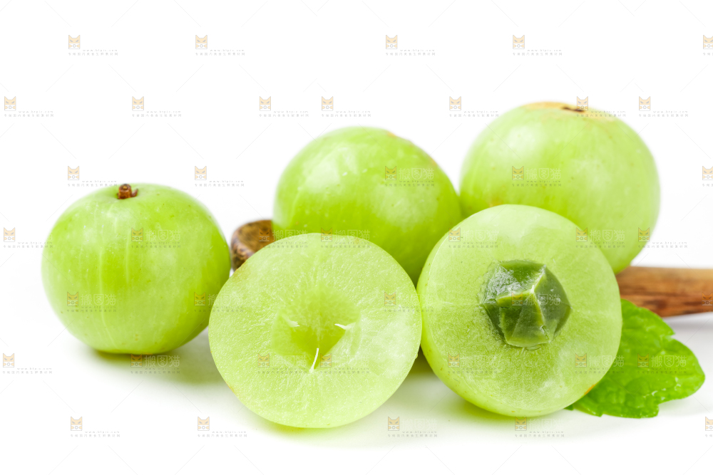 白底上的潮汕油甘果