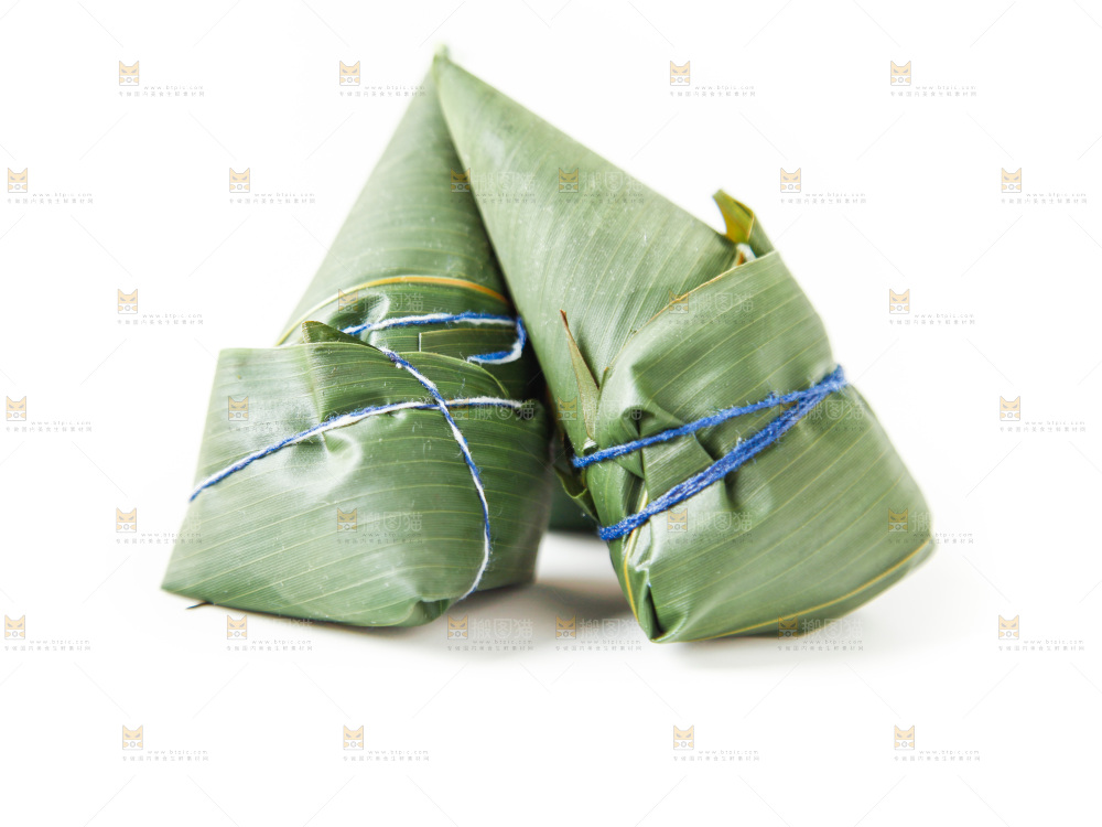 白底上的粽子
