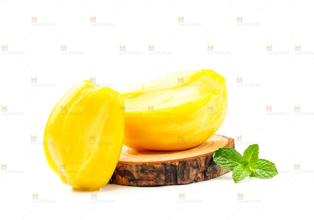 白底上的海南菠萝蜜