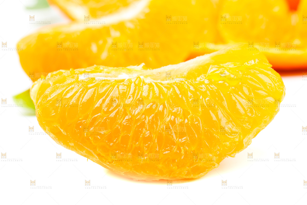 白底上的丑柑
