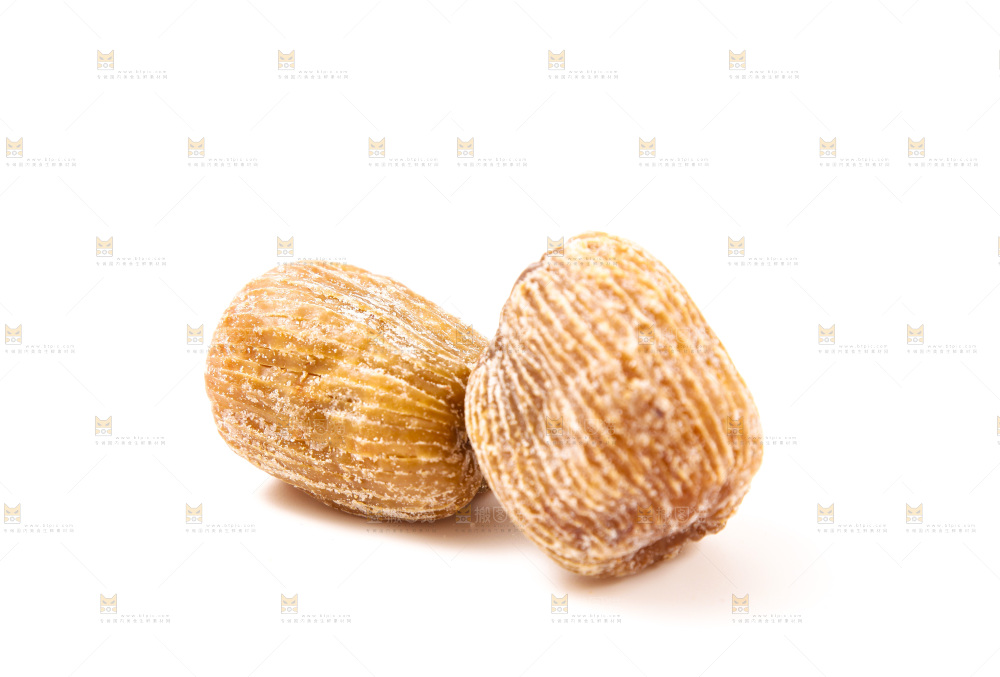 白底上的金丝蜜枣
