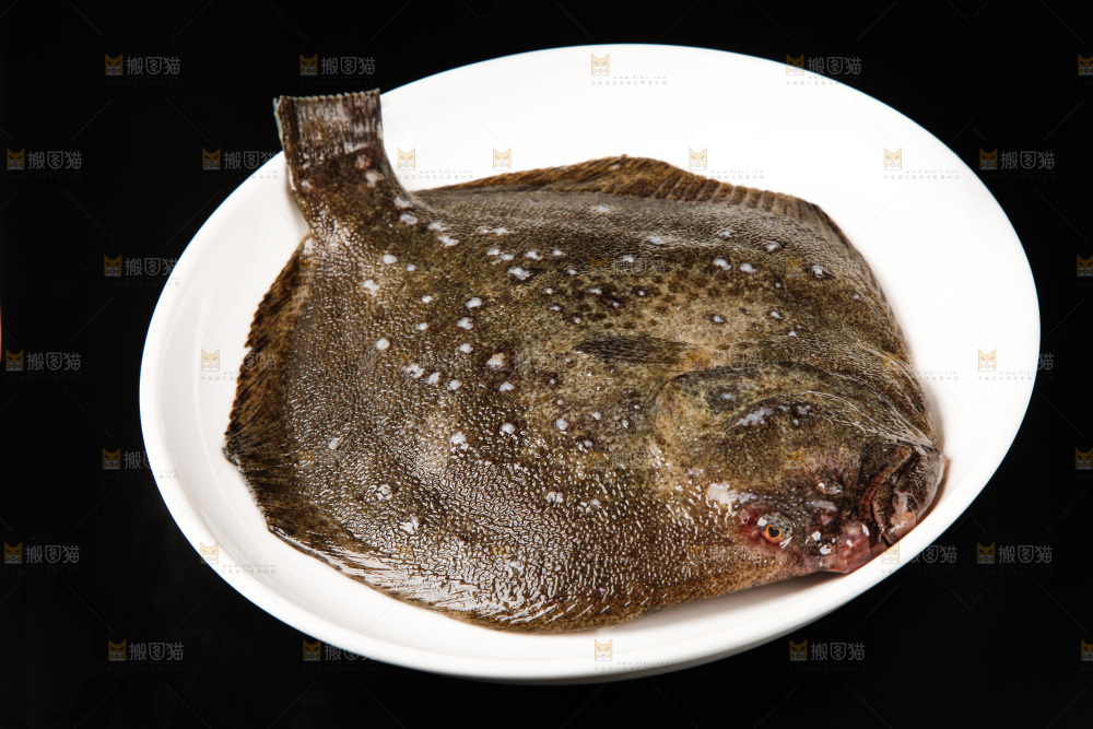 盘子里装着多宝鱼