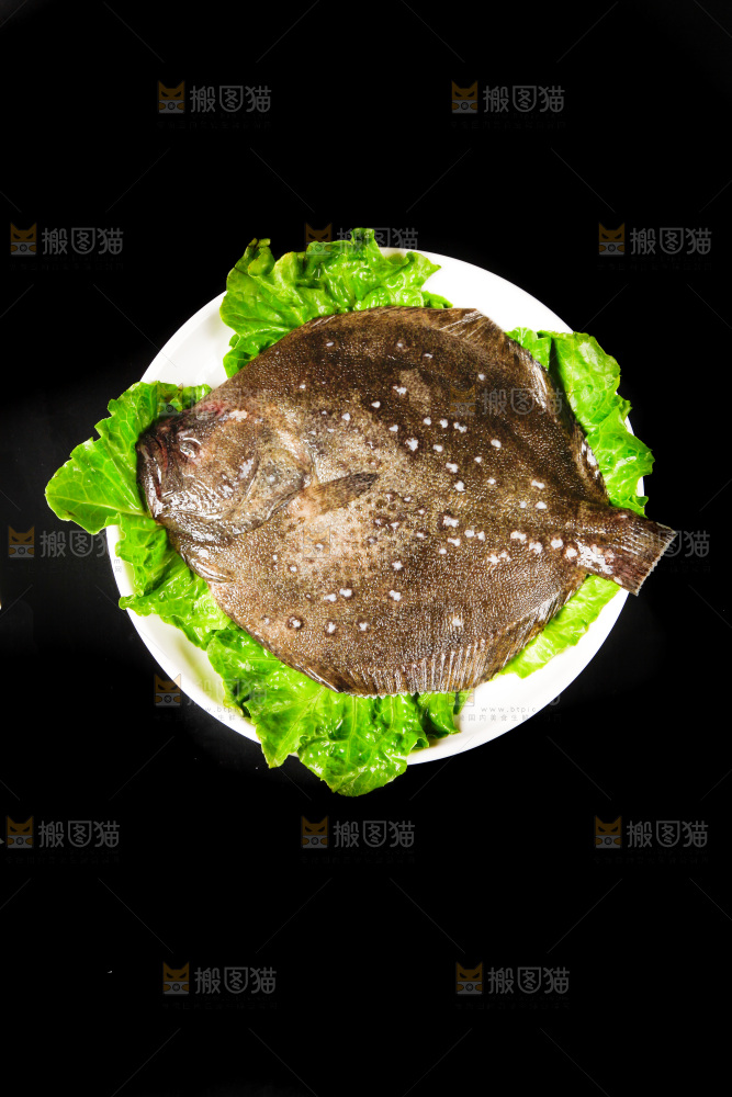 盘子里装着多宝鱼